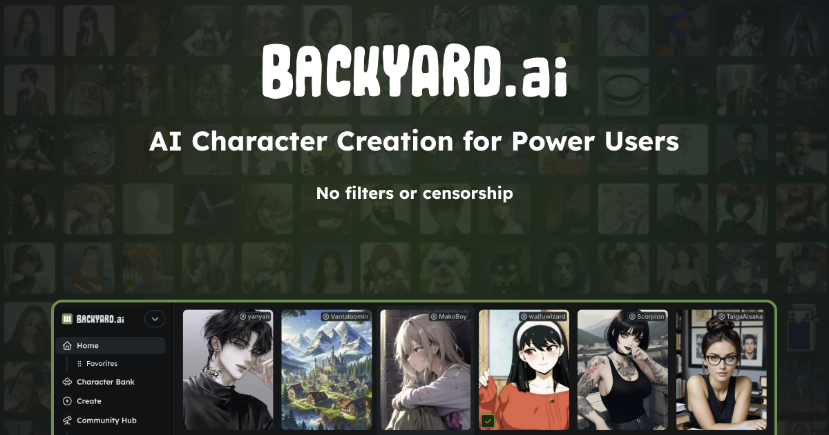 Backyard AI | Text to Image Prompter
