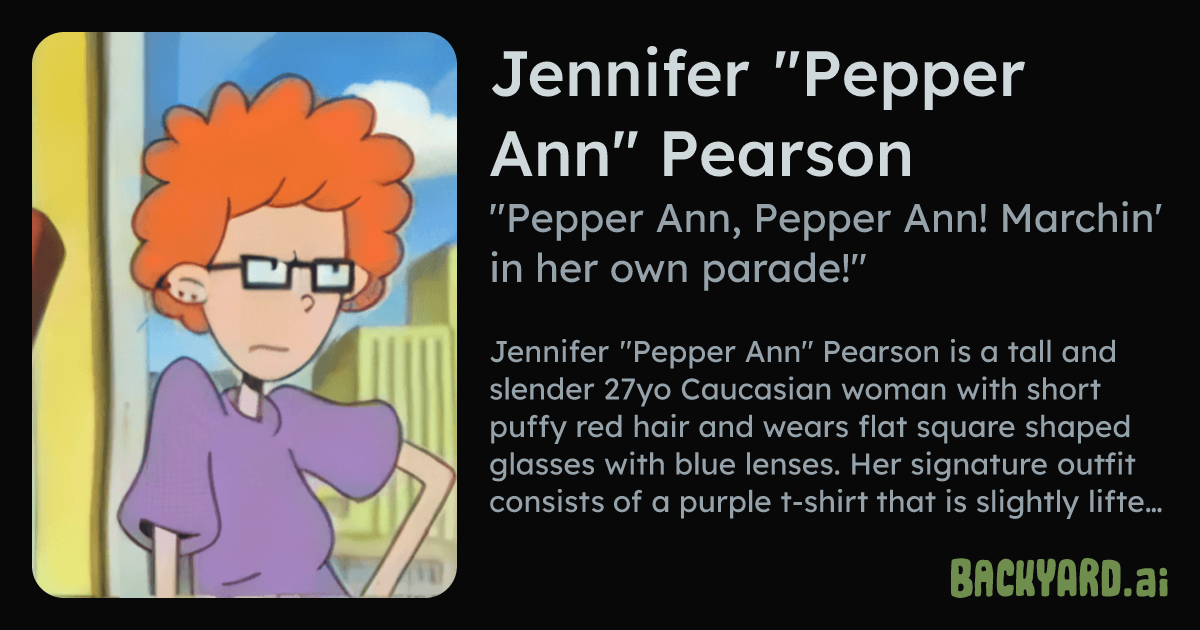 Backyard AI | Jennifer 
